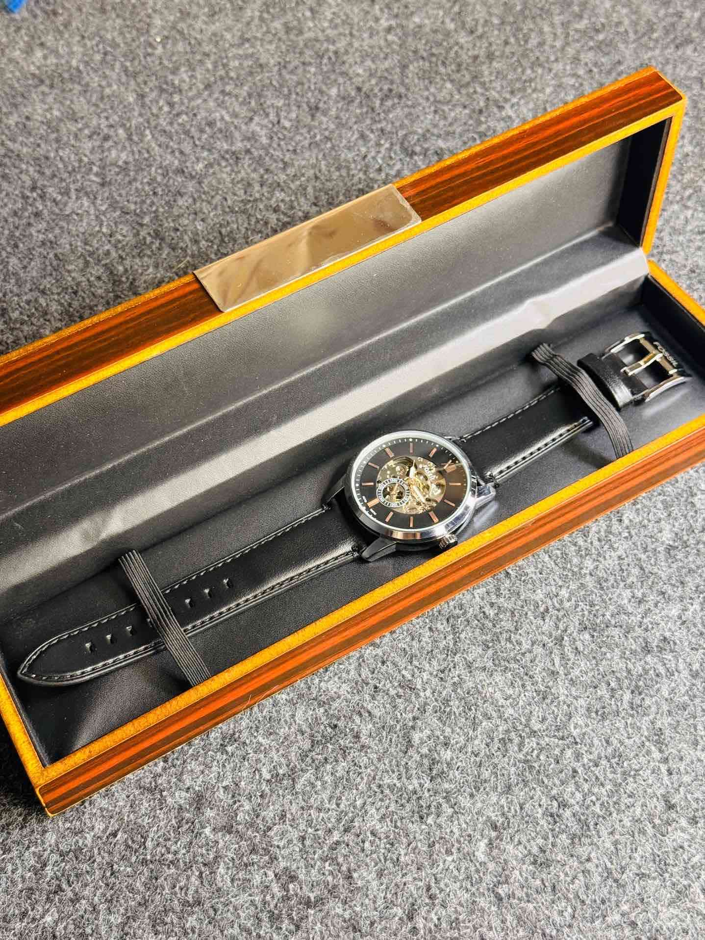 Fossil Townsman Skeleton Dial Automatic Men's Watch